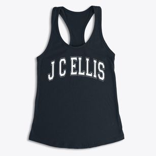 J C Ellis Elementary School Varsity Arch Women's Racerback Tank