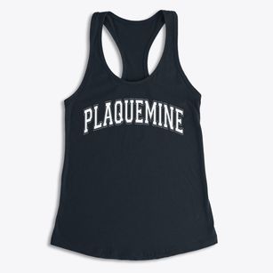 Plaquemine Christian School Varsity Arch Women's Racerback Tank
