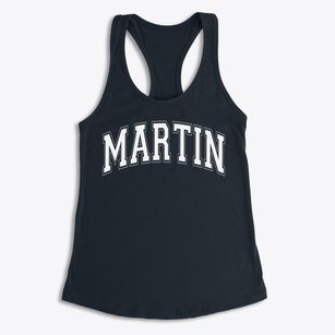 Martin Junior High School Varsity Arch Women's Racerback Tank