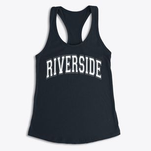 Riverside Christian Academy Varsity Arch Women's Racerback Tank