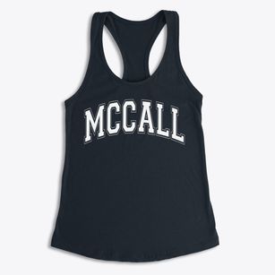 Mccall Senior High School Varsity Arch Women's Racerback Tank