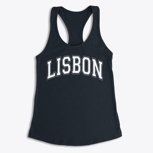 Lisbon Community School Varsity Arch Women's Racerback Tank