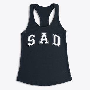 S A D 70 Elementary School Varsity Arch Women's Racerback Tank