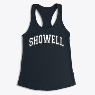 Showell Elementary School Varsity Arch Women's Racerback Tank