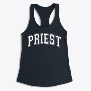 Priest Elementary School Varsity Arch Women's Racerback Tank