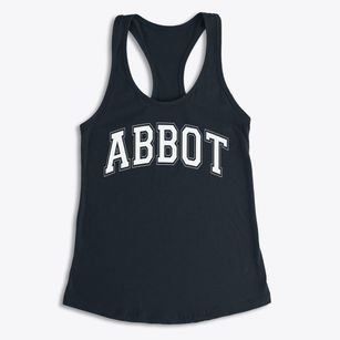 Abbot Elementary School Varsity Arch Women's Racerback Tank