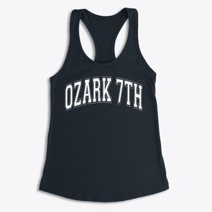 Ozark 7th Grade School Varsity Arch Women's Racerback Tank