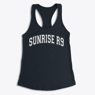 Sunrise R9 Elementary School Varsity Arch Women's Racerback Tank