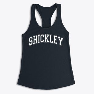Shickley Public School Varsity Arch Women's Racerback Tank