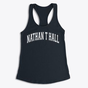 Nathan T Hall Elementary School Varsity Arch Women's Racerback Tank