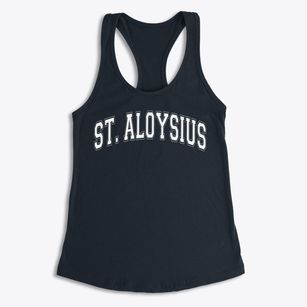 Saint Aloysius Elementary School Varsity Arch Women's Racerback Tank