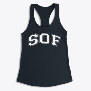 School Of The Future Varsity Arch Women's Racerback Tank
