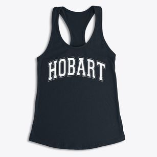 Hobart Elementary School Varsity Arch Women's Racerback Tank