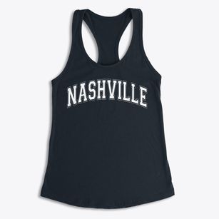 Nashville Elementary School Varsity Arch Women's Racerback Tank