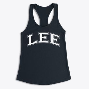 Lee Christian School Varsity Arch Women's Racerback Tank