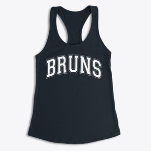 Bruns Academy Varsity Arch Women's Racerback Tank