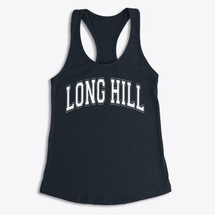 Long Hill Elementary School Varsity Arch Women's Racerback Tank