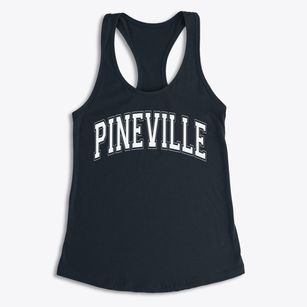 Pineville Elementary School Varsity Arch Women's Racerback Tank