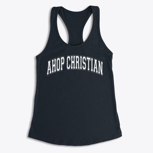 Ahop Christian Leadership Academy Varsity Arch Women's Racerback Tank