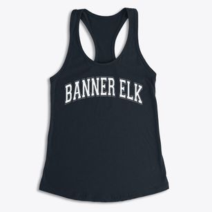 Banner Elk Elementary School Varsity Arch Women's Racerback Tank