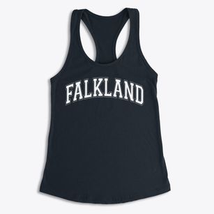 Falkland Elementary School Varsity Arch Women's Racerback Tank