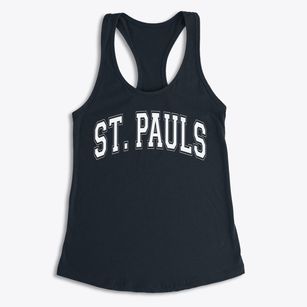 Saint Pauls Middle School Varsity Arch Women's Racerback Tank