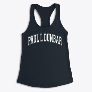 Paul L Dunbar Elementary School Varsity Arch Women's Racerback Tank