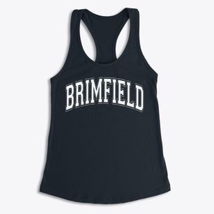 Brimfield Elementary School Varsity Arch Women's Racerback Tank