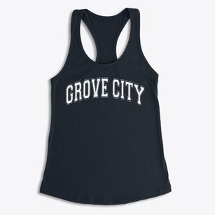 Grove City High School Varsity Arch Women's Racerback Tank