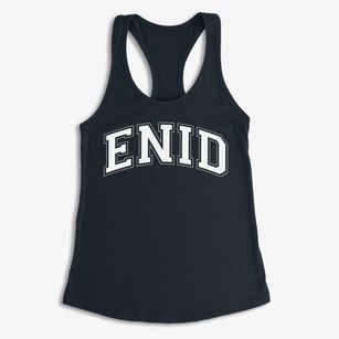 Enid High School Varsity Arch Women's Racerback Tank