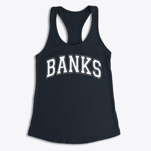 Banks High School Varsity Arch Women's Racerback Tank