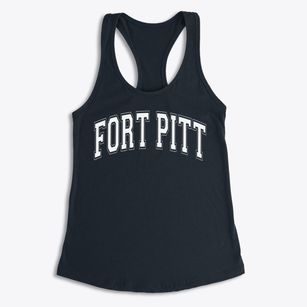 Fort Pitt Elementary School Varsity Arch Women's Racerback Tank