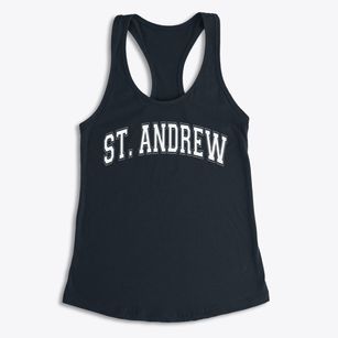 St Andrew Parish Varsity Arch Women's Racerback Tank