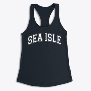 Sea Isle Elementary School Varsity Arch Women's Racerback Tank