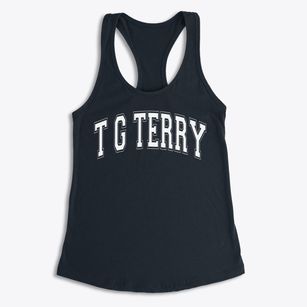 T G Terry Elementary School Varsity Arch Women's Racerback Tank