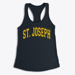 Saint Joseph Catholic School Varsity Arch Women's Racerback Tank