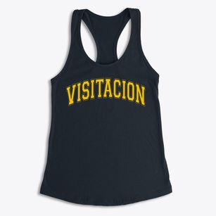Visitacion Valley Middle School Varsity Arch Women's Racerback Tank