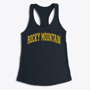 Rocky Mountain Academy Of Evergreen Varsity Arch Women's Racerback Tank
