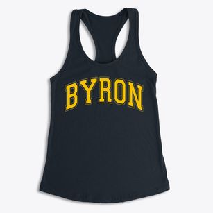 Byron High School Varsity Arch Women's Racerback Tank