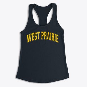 West Prairie Middle School Varsity Arch Women's Racerback Tank