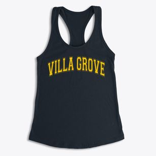 Villa Grove Junior High School Varsity Arch Women's Racerback Tank
