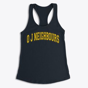 O J Neighbours Elementary School Varsity Arch Women's Racerback Tank