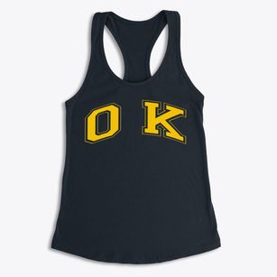 O K Elementary School Varsity Arch Women's Racerback Tank