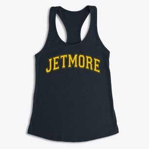 Jetmore Elementary School Varsity Arch Women's Racerback Tank