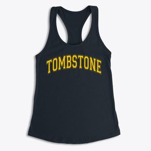 Tombstone High School Varsity Arch Women's Racerback Tank