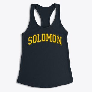 Solomon Schechter Day School Varsity Arch Women's Racerback Tank