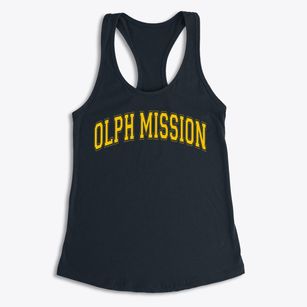 Olph Mission Grammar School Varsity Arch Women's Racerback Tank
