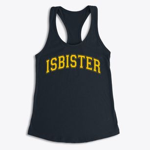 Isbister Elementary School Varsity Arch Women's Racerback Tank