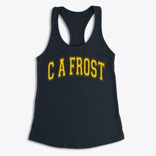 C A Frost School Varsity Arch Women's Racerback Tank