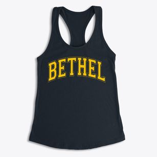 Bethel Baptist School Varsity Arch Women's Racerback Tank